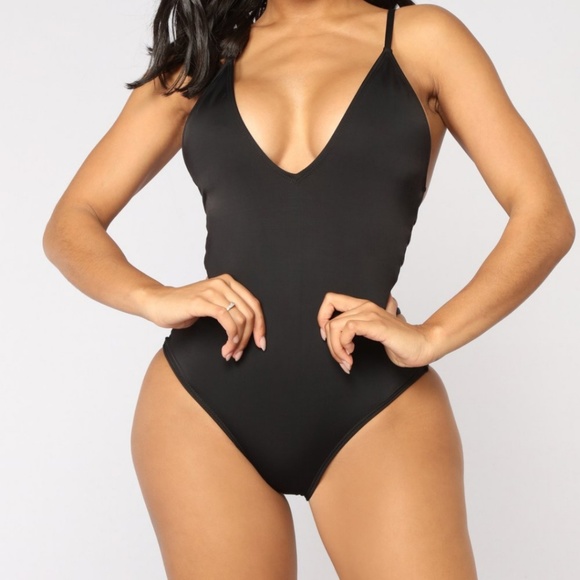 Snake Cut Out Swin Suit - Picture 1 of 2